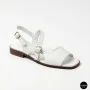 Кожаные женские босоножки Lonza New York 213954 24052 White 6271