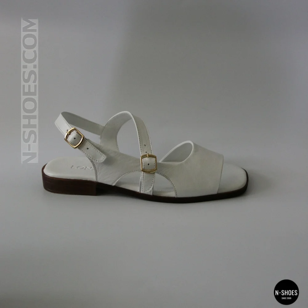 Кожаные женские босоножки Lonza New York 213954 24052 White 6271