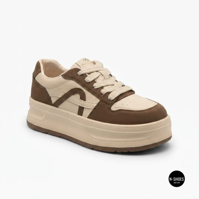 Кросівки Allsy 218443 588-3 6291 BEIGE COFFEE: легкість і стиль щодня