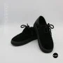 Чорні анатомічні туфлі Allsy 216245 XJ2026-149-1 Lonza 219988 6292 BLACK SUEDE з натуральної замші