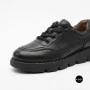Жіночі шкіряні туфлі на платформі Allsy 220131 86722-21 Lonza 220132 6294 BLACK KOGA