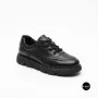 Жіночі шкіряні туфлі на платформі Allsy 220131 86722-21 Lonza 220132 6294 BLACK KOGA
