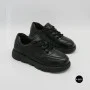 Жіночі шкіряні туфлі на платформі Allsy 220131 86722-21 Lonza 220132 6294 BLACK KOGA