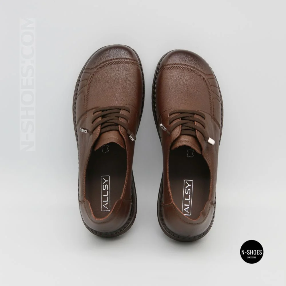 Анатомічні туфлі Allsy 217328 26Q1D3344-2 6296 BROWN - комфорт цілий день