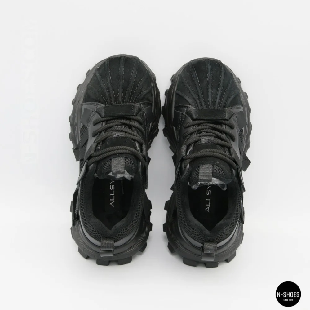 Трендові чорні кросівки Allsy 216188 218513 Lonza 219947 6299 BLACK в стилі Balenciaga