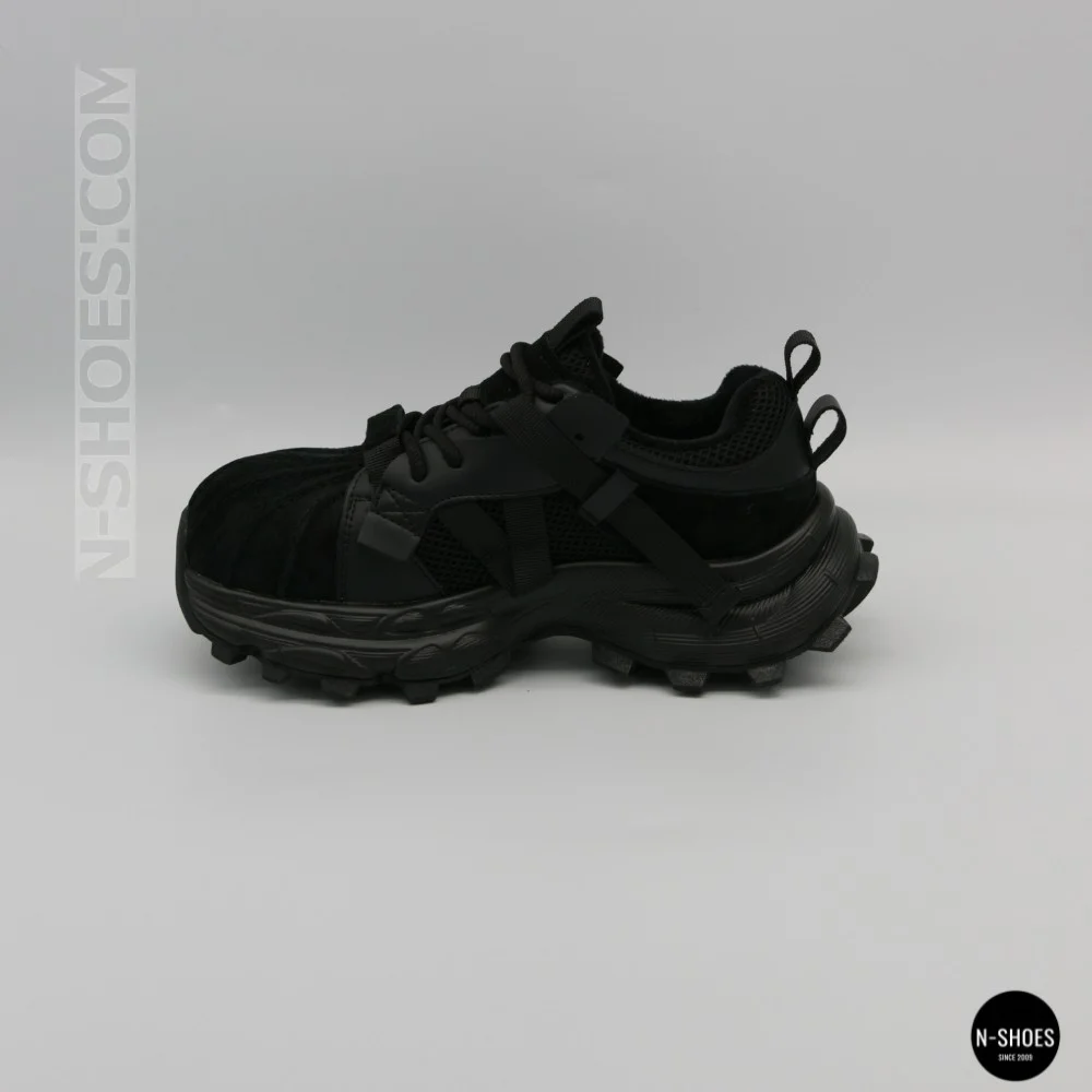 Трендові чорні кросівки Allsy 216188 218513 Lonza 219947 6299 BLACK в стилі Balenciaga