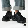 Трендові чорні кросівки Allsy 216188 218513 Lonza 219947 6299 BLACK в стилі Balenciaga