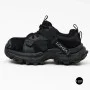 Трендові чорні кросівки Allsy 216188 218513 Lonza 219947 6299 BLACK в стилі Balenciaga