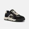 Жіночі комфортні кросівки Allsy 214794 8878-7 6300 BEIGE-BLACK чоні демісезонні з натуральної шкіри