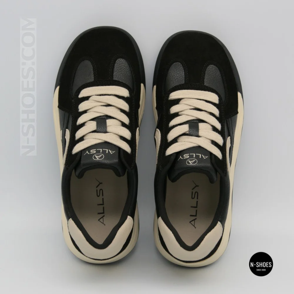 Кросівки Allsy 214794 8878-7 6300 Beige-Black - стиль на кожен день