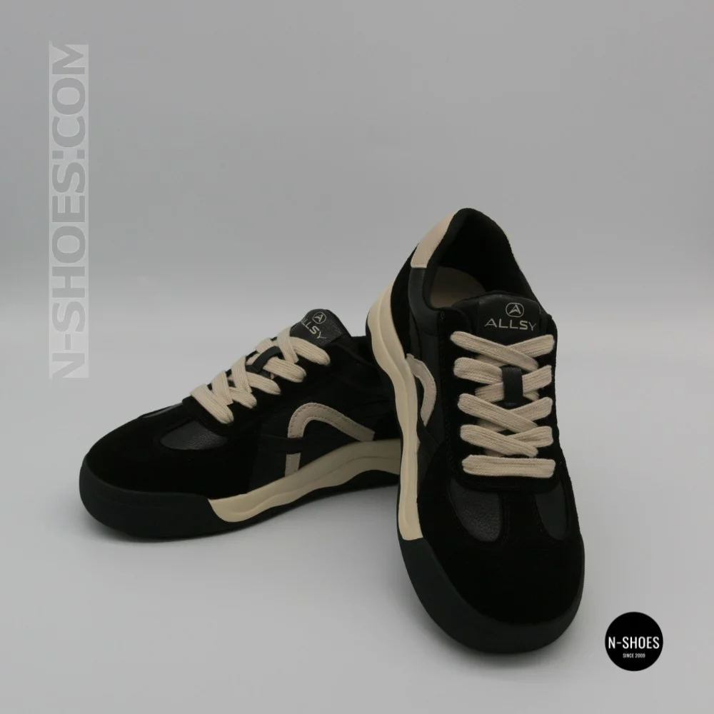 Кросівки Allsy 214794 8878-7 6300 Beige-Black - стиль на кожен день