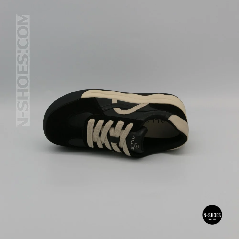 Кросівки Allsy 214794 8878-7 6300 Beige-Black - стиль на кожен день
