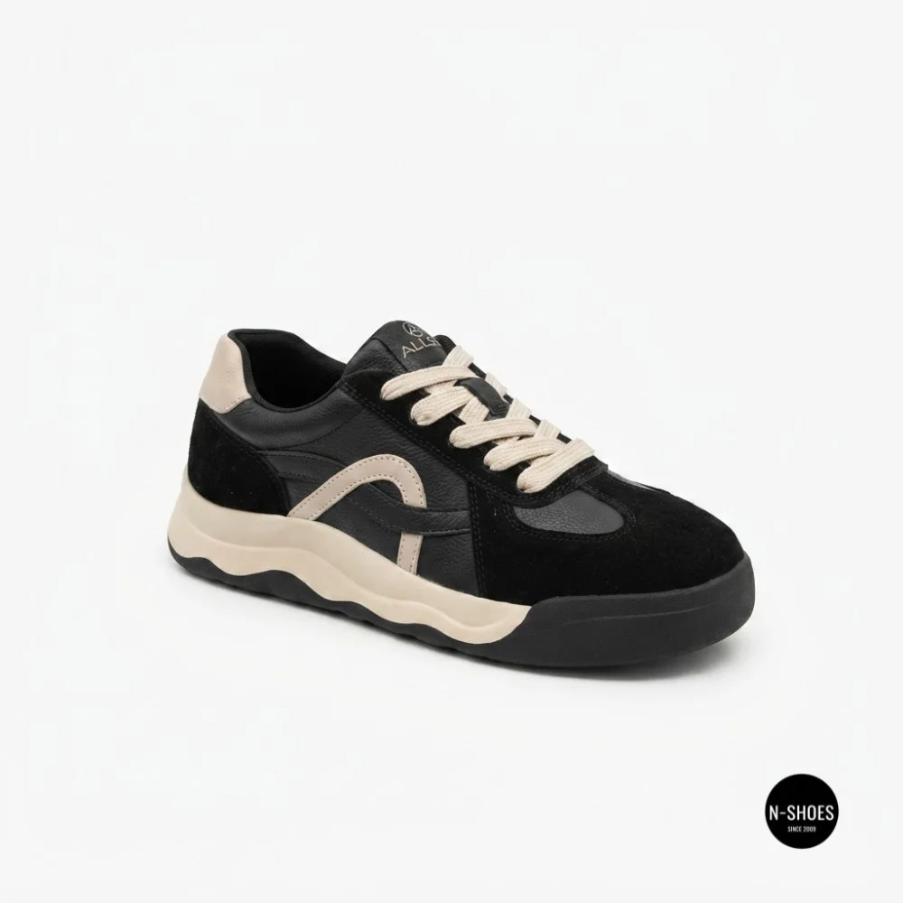 Кросівки Allsy 214794 8878-7 6300 Beige-Black - стиль на кожен день