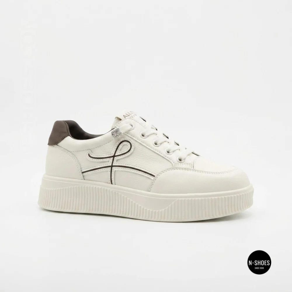 Кросівки Allsy 218829 6301 65319-1 218828 White-Brown: комфорт із натуральної шкіри