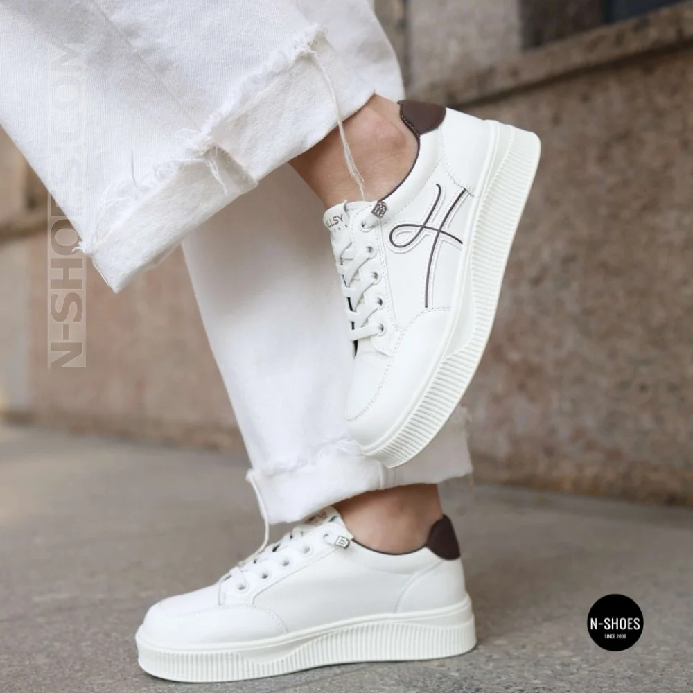Кросівки Allsy 218829 6301 65319-1 218828 White-Brown: комфорт із натуральної шкіри