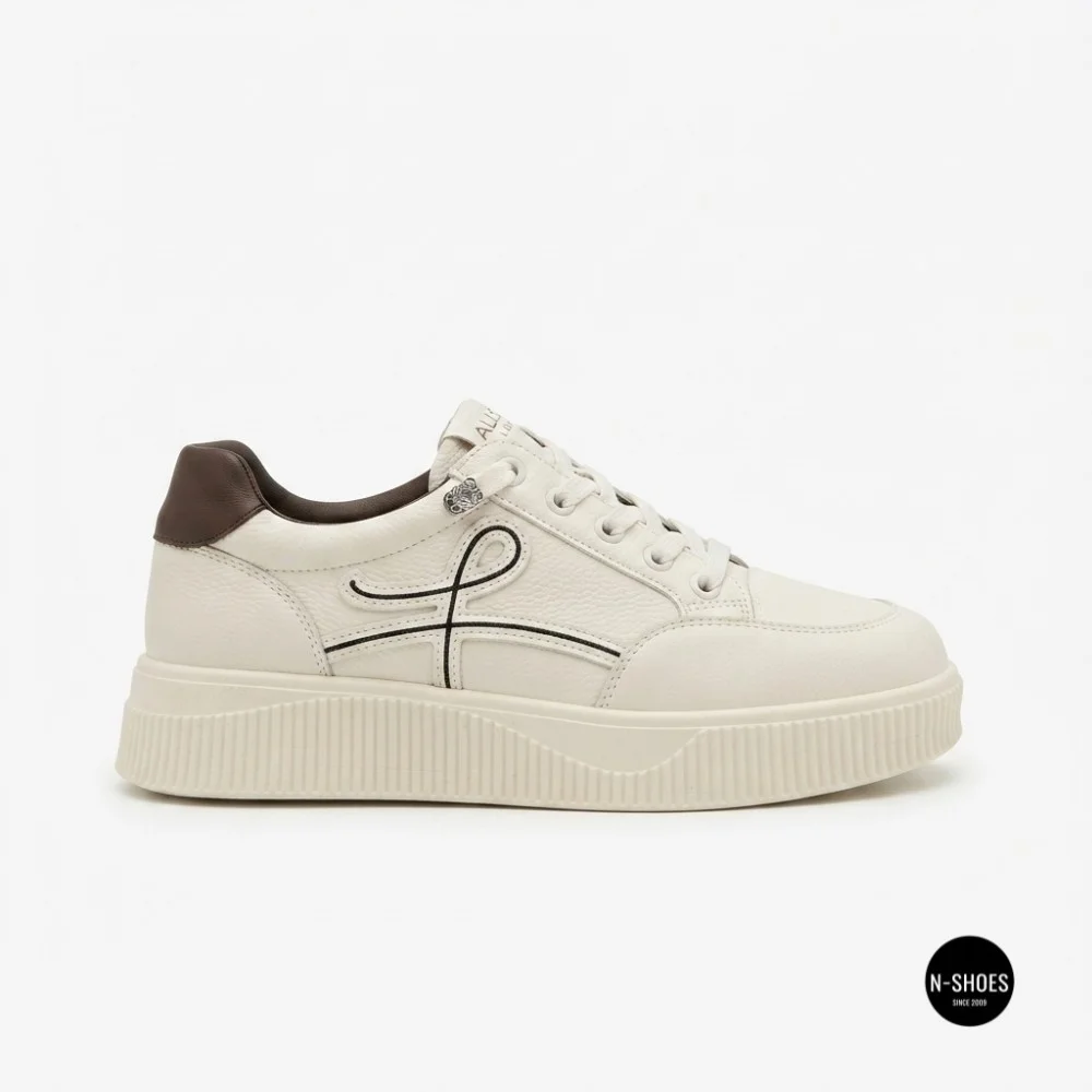 Кросівки Allsy 218829 6301 65319-1 218828 White-Brown: комфорт із натуральної шкіри