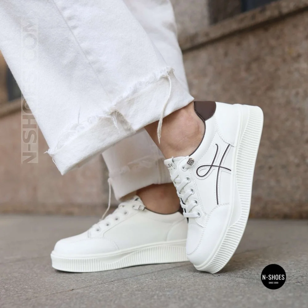 Кросівки Allsy 218829 6301 65319-1 218828 White-Brown: комфорт із натуральної шкіри