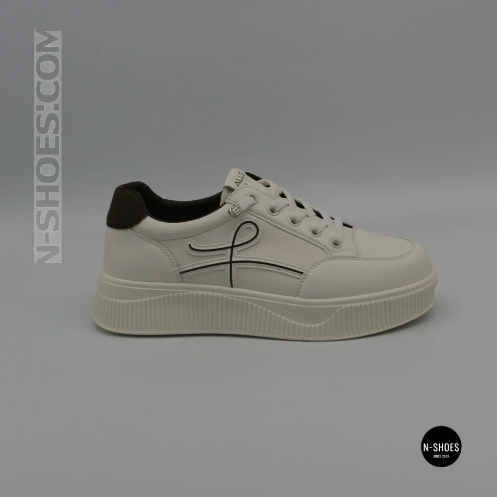 Кросівки Allsy 218829 6301 65319-1 218828 White-Brown: комфорт із натуральної шкіри