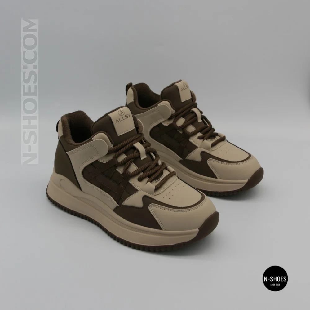 Кросівки Allsy 218452 5671A-M 6302 Coffee: стиль і комфort на кожен день