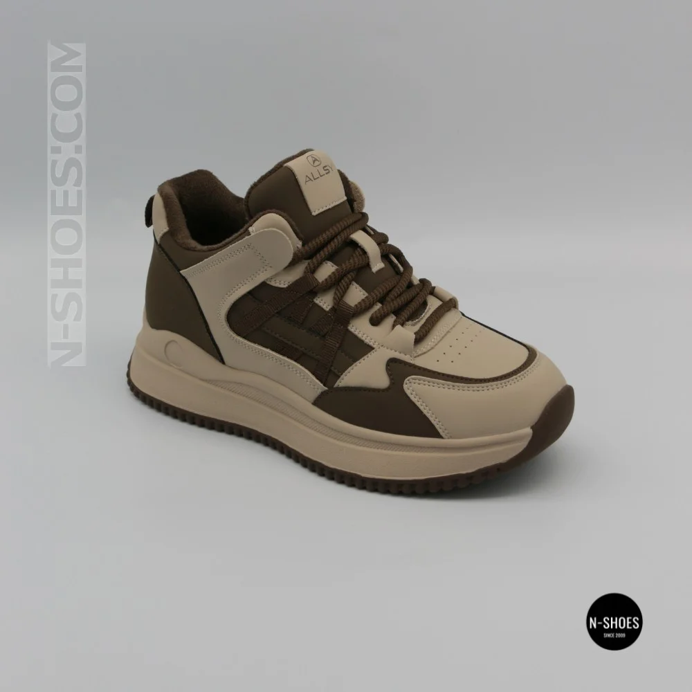 Кросівки Allsy 218452 5671A-M 6302 Coffee: стиль і комфort на кожен день