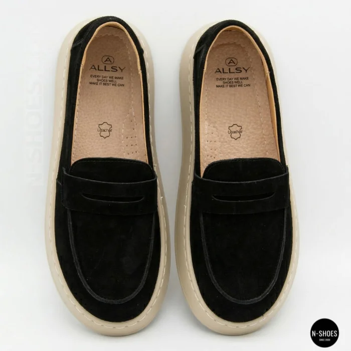 Лофери Allsy 211729 E12-L2603 6304 BLACK - комфорт щодня