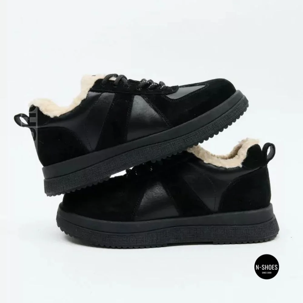 Зимові черевикиAllsy 216228 TS715 Lonza 205165 6311 BLACK: тепло справжньої овчини
