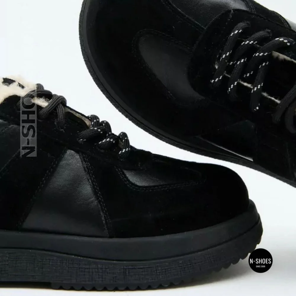 Зимові черевикиAllsy 216228 TS715 Lonza 205165 6311 BLACK: тепло справжньої овчини