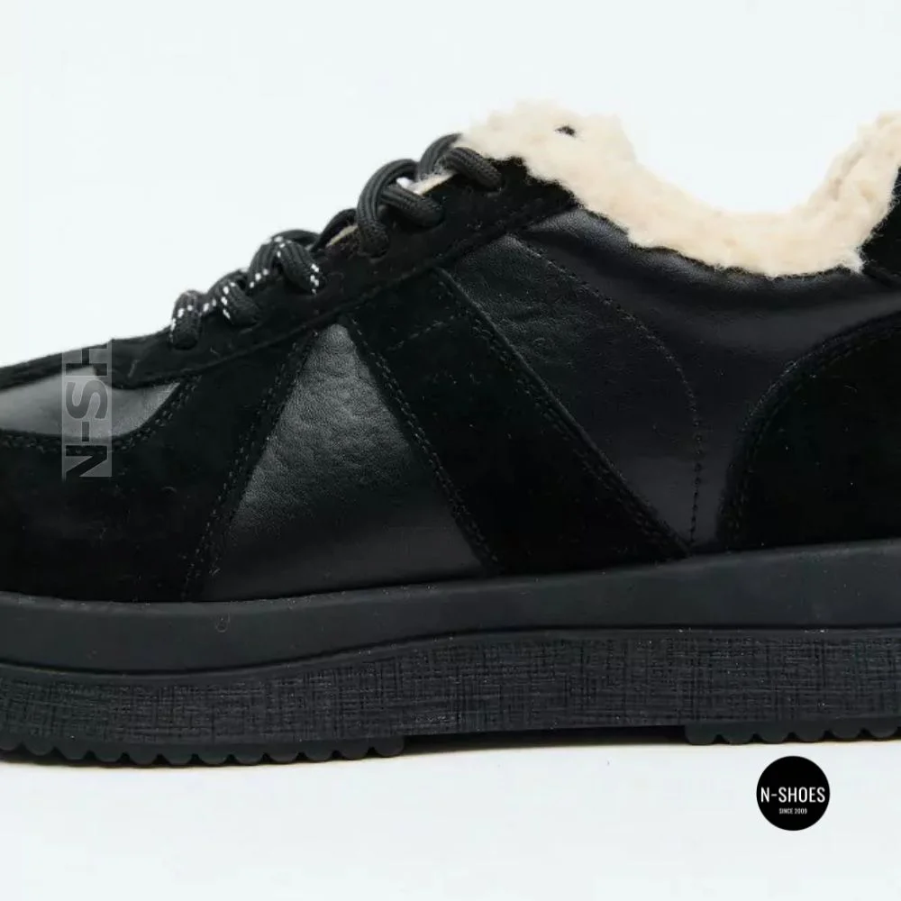 Зимові черевикиAllsy 216228 TS715 Lonza 205165 6311 BLACK: тепло справжньої овчини