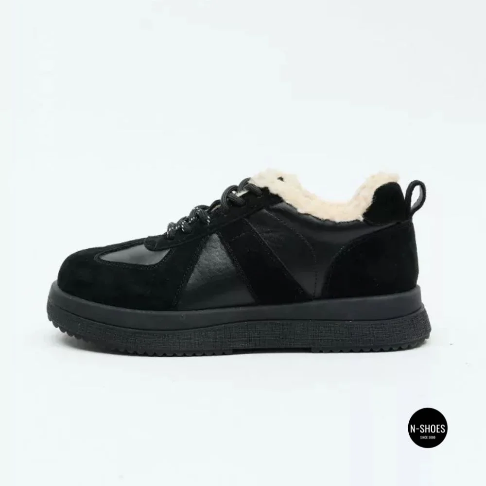 Зимові черевикиAllsy 216228 TS715 Lonza 205165 6311 BLACK: тепло справжньої овчини