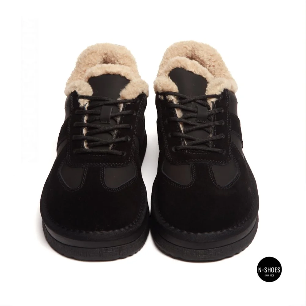 Зимові черевикиAllsy 216228 TS715 Lonza 205165 6311 BLACK: тепло справжньої овчини