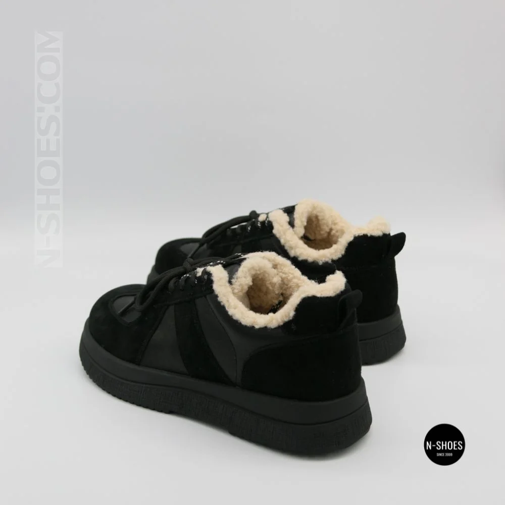 Зимові черевикиAllsy 216228 TS715 Lonza 205165 6311 BLACK: тепло справжньої овчини
