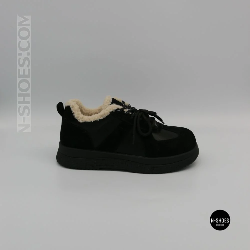 Зимові черевикиAllsy 216228 TS715 Lonza 205165 6311 BLACK: тепло справжньої овчини