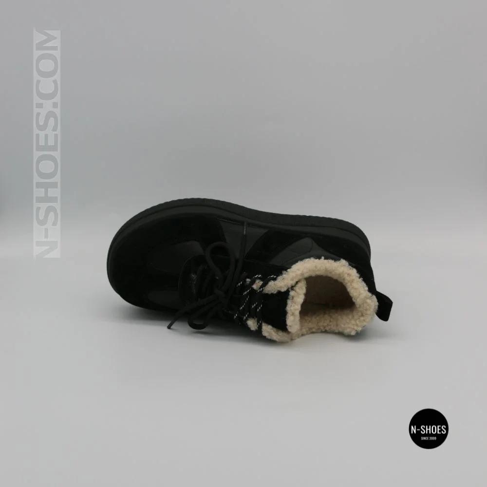 Зимові черевикиAllsy 216228 TS715 Lonza 205165 6311 BLACK: тепло справжньої овчини