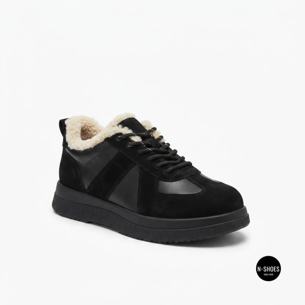 Зимові черевикиAllsy 216228 TS715 Lonza 205165 6311 BLACK: тепло справжньої овчини