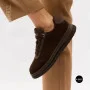 Замшеві кросівки Allsy 217318 369-3001-18 6312 BROWN SUEDE - тепло і стиль