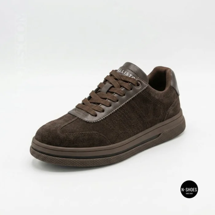 Allsy 6312 BROWN SUEDE Sneakers - Cocoa Suede Done Right
