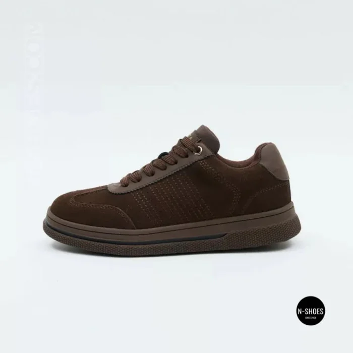 Allsy 6312 BROWN SUEDE Sneakers - Cocoa Suede Done Right