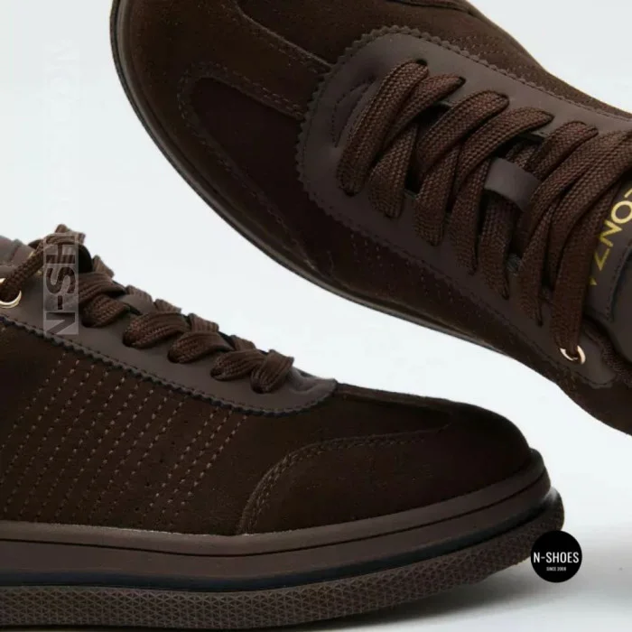 Allsy 6312 BROWN SUEDE Sneakers - Cocoa Suede Done Right