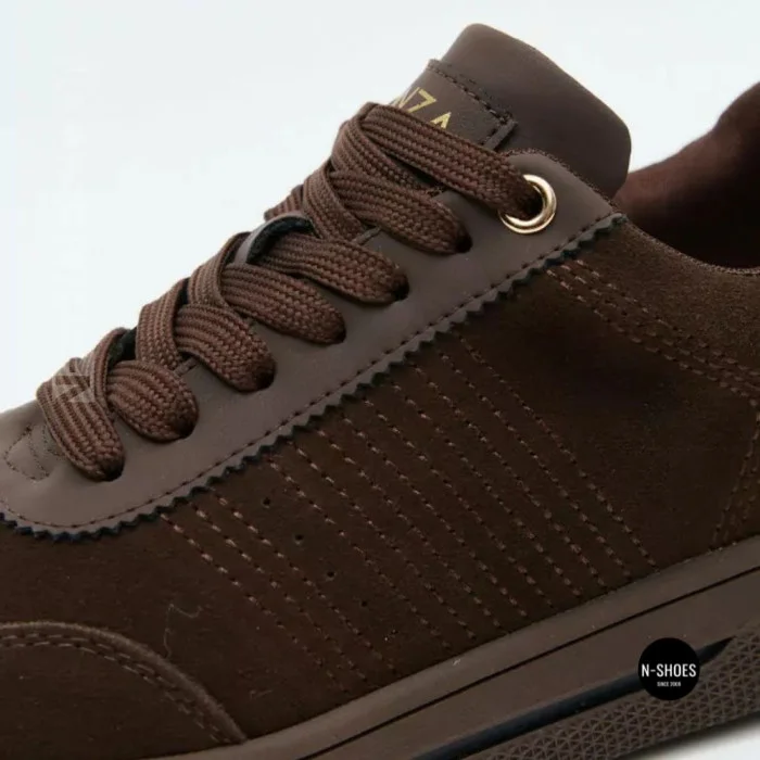 Allsy 6312 BROWN SUEDE Sneakers - Cocoa Suede Done Right