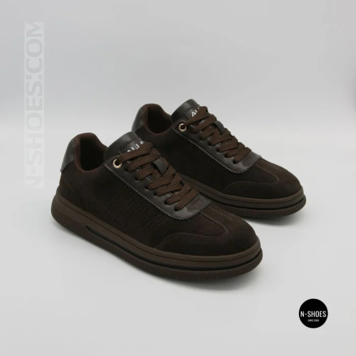 Allsy 6312 BROWN SUEDE Sneakers - Cocoa Suede Done Right