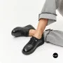 Жіночі туфлі кросівки Allsy 216242 6313 BLACK: шкіра та комфорт
