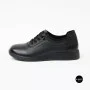 Жіночі туфлі кросівки Allsy 216242 6313 BLACK: шкіра та комфорт