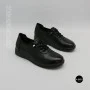 Жіночі туфлі кросівки Allsy 216242 6313 BLACK: шкіра та комфорт