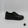 Жіночі туфлі кросівки Allsy 216242 6313 BLACK: шкіра та комфорт