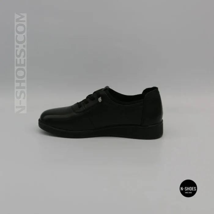 Женские туфли Allsy 216242 6313 BLACK: кожа и комфорт