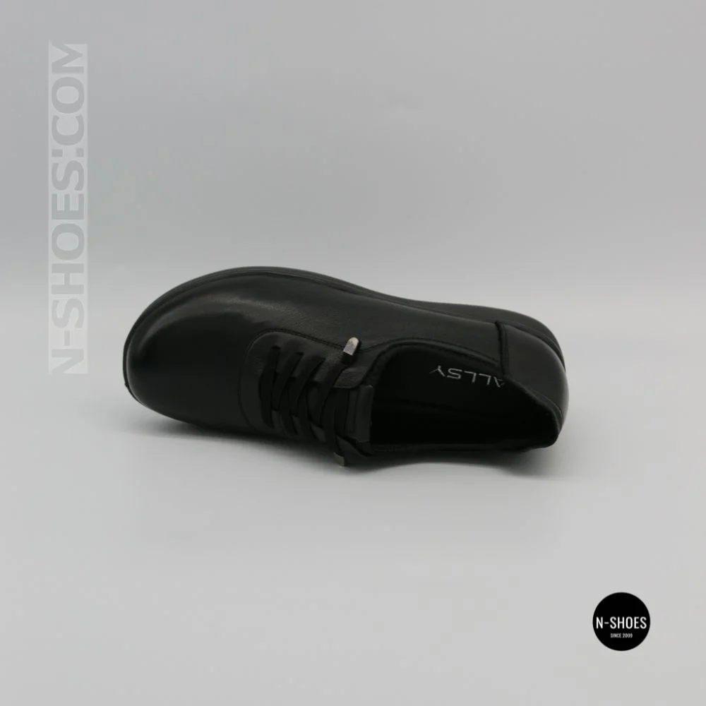 Жіночі туфлі кросівки Allsy 216242 6313 BLACK: шкіра та комфорт