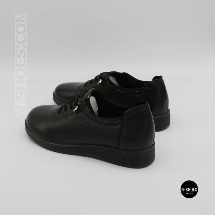 Женские туфли Allsy 216242 6313 BLACK: кожа и комфорт