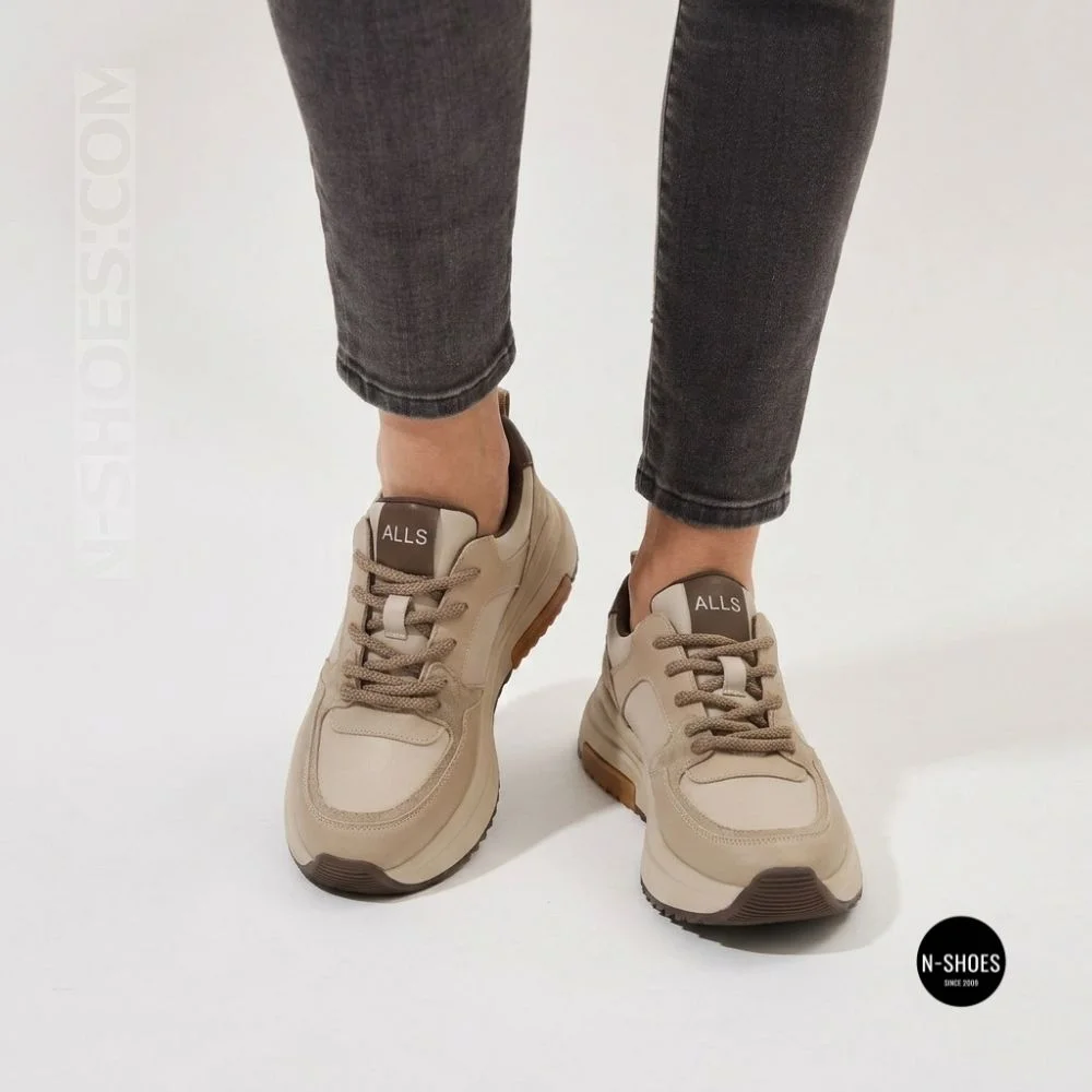 Beige Allsy 215984 512-662977-3 6315 Platform Sneakers