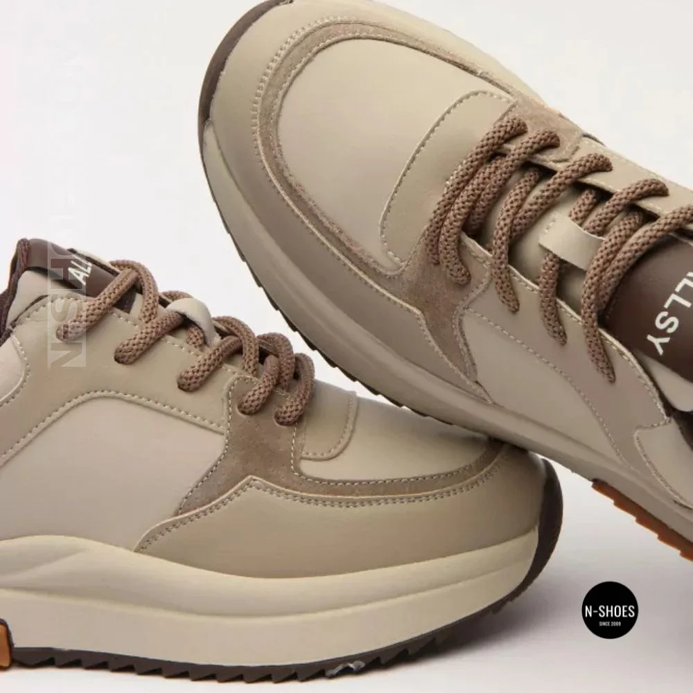 Beige Allsy 215984 512-662977-3 6315 Platform Sneakers