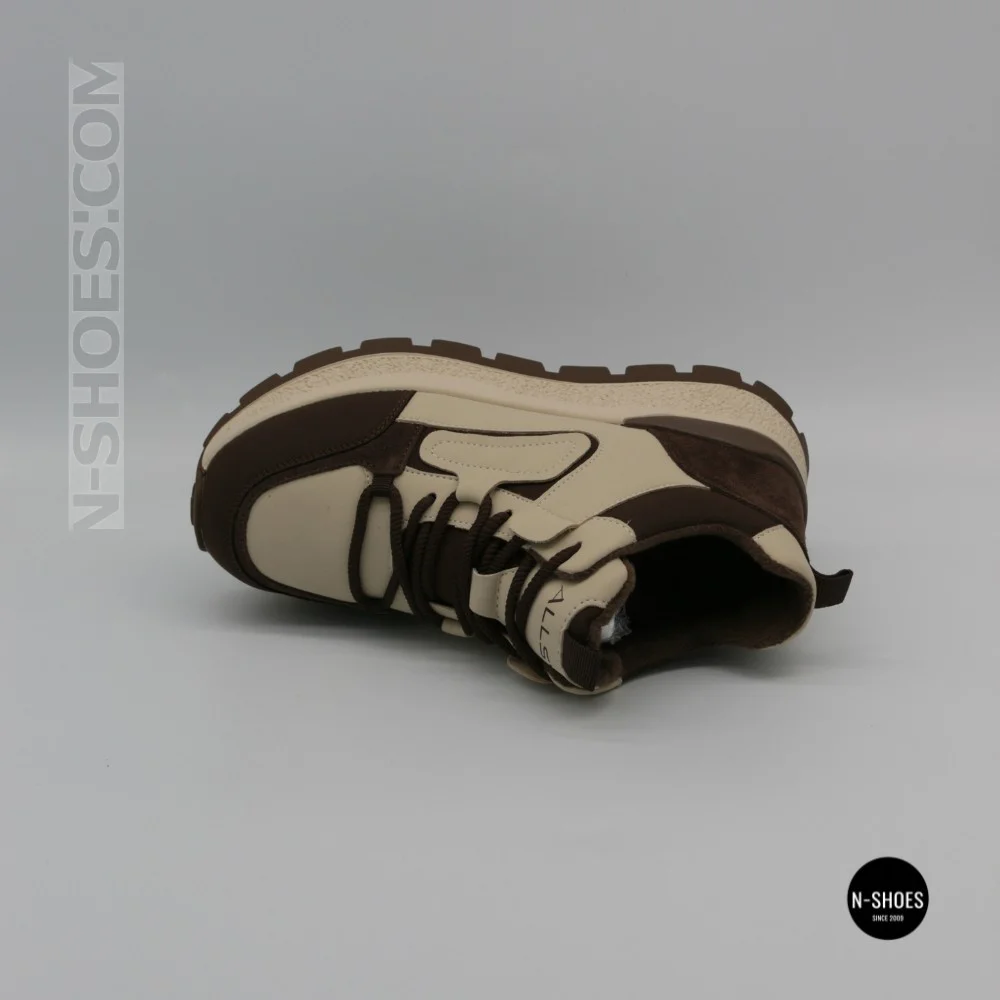 Кросівки Allsy 215994 220225 527-A822-1-5RDM 6317 BIG BROWN тепло і стиль з натуральної шкіри